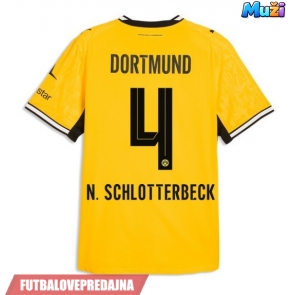 Lacne Muži Futbalové dres Borussia Dortmund Nico Schlotterbeck #4 2026-27 Krátky Rukáv - Domáci
